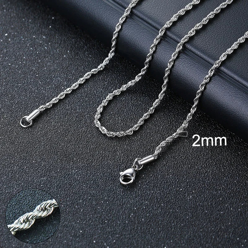 Vnox Cuban Chain Necklace for Men (Gold) 50cm 20inch