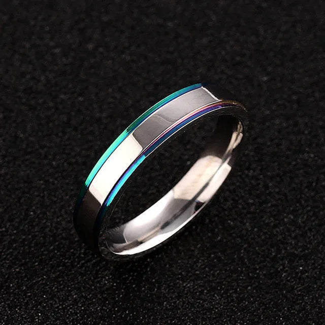 Stainless Steel Gold Ring