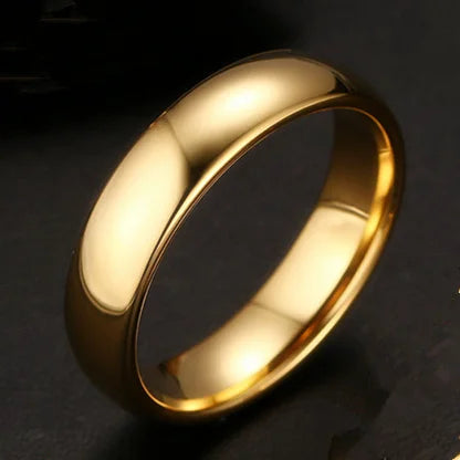 Stainless Steel Gold Ring