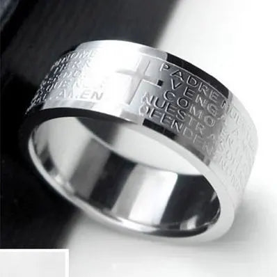 Stainless Steel Gold Ring