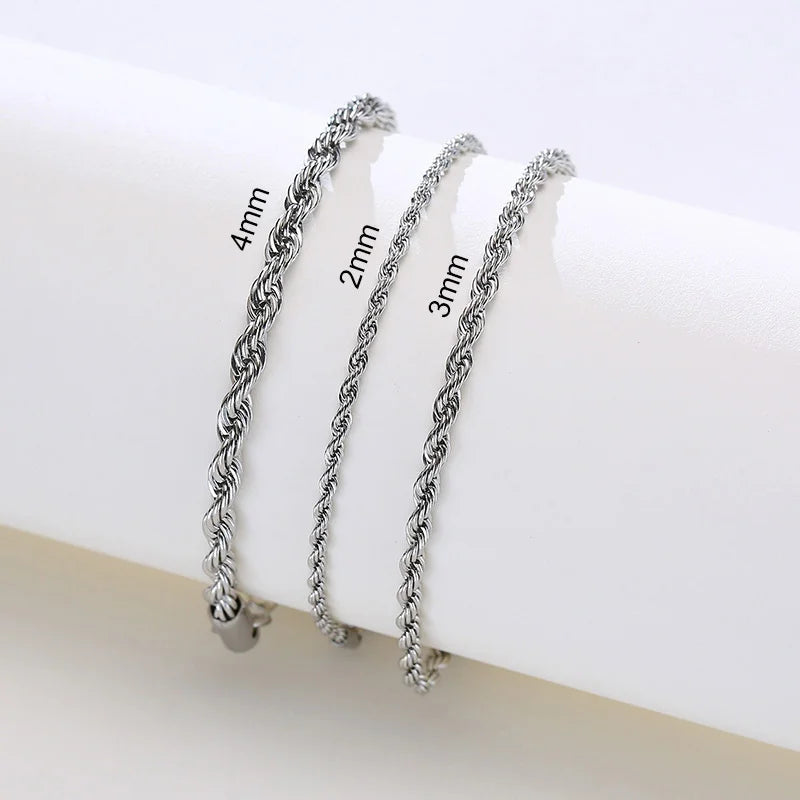 Vnox Rope Chain Bracelet