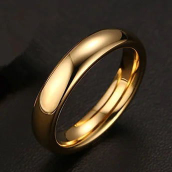 Stainless Steel Gold Ring