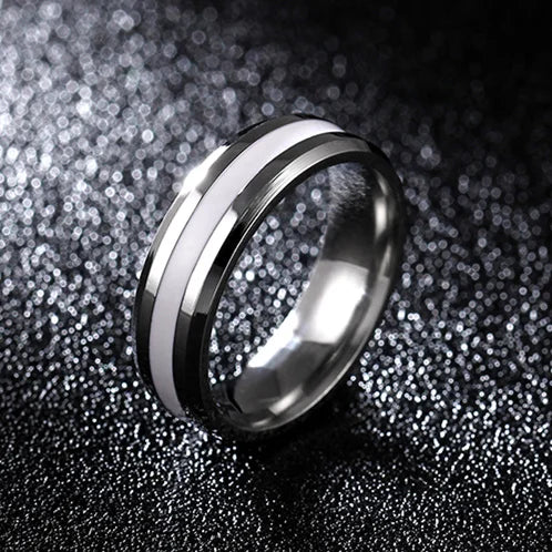 Stainless Steel Gold Ring