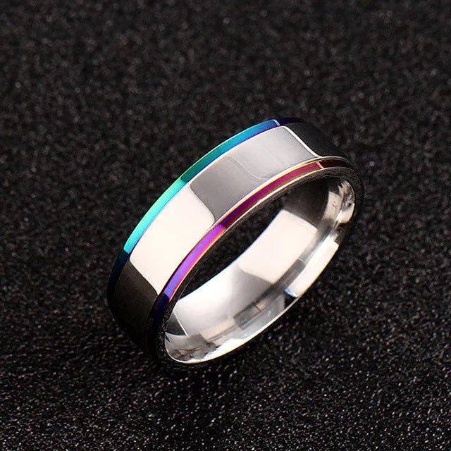 Stainless Steel Gold Ring
