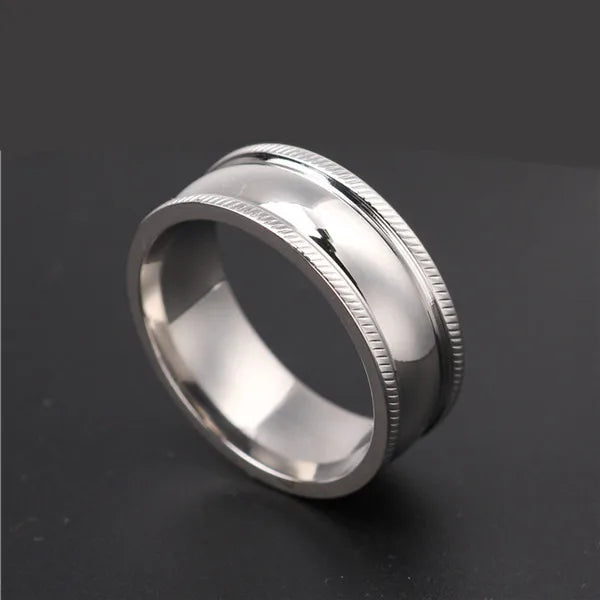 Stainless Steel Gold Ring